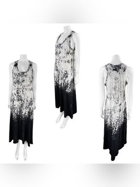 Gilda Midani Black Tie Dye Dress